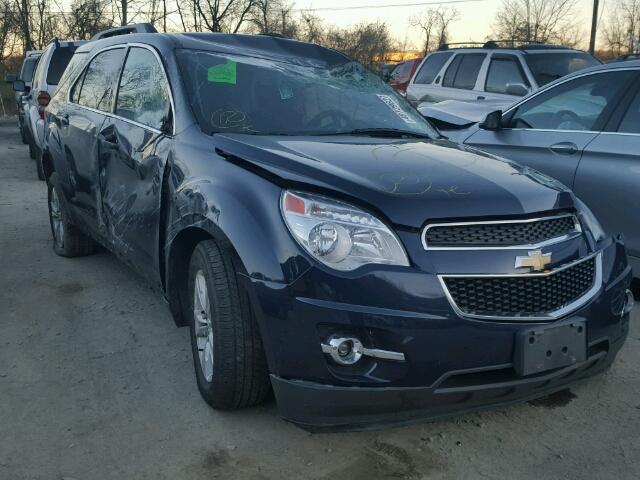 2GNALCEK9F1162270 - 2015 CHEVROLET EQUINOX LT BLUE photo 1