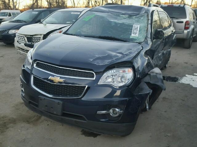 2GNALCEK9F1162270 - 2015 CHEVROLET EQUINOX LT BLUE photo 2