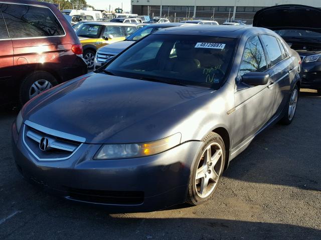 19UUA66255A044671 - 2005 ACURA TL GRAY photo 2