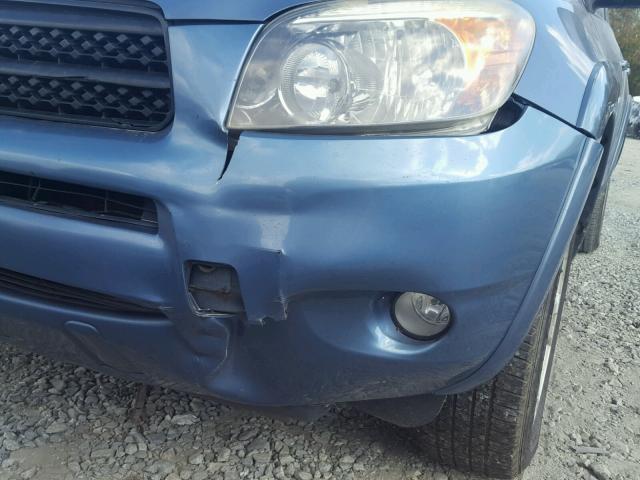 JTMZD32V275059294 - 2007 TOYOTA RAV4 SPORT BLUE photo 9