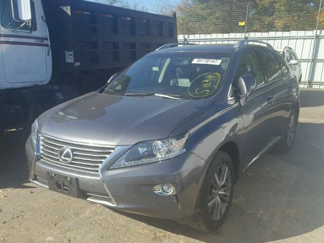 2T2ZK1BA7FC168063 - 2015 LEXUS RX 350 GRAY photo 2