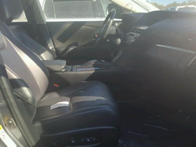 2T2ZK1BA7FC168063 - 2015 LEXUS RX 350 GRAY photo 5