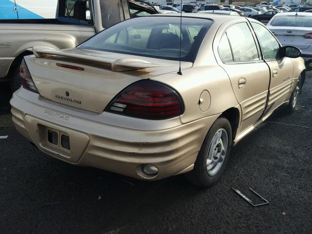 1G2NF52F02C109275 - 2002 PONTIAC GRAND AM S GOLD photo 4