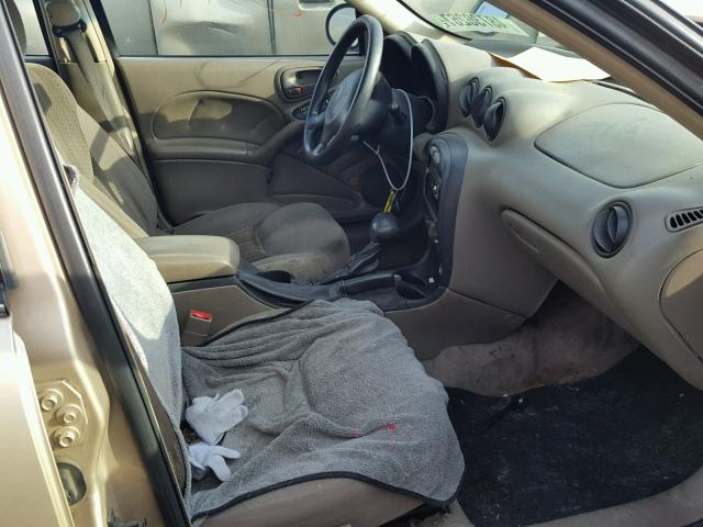 1G2NF52F02C109275 - 2002 PONTIAC GRAND AM S Qızıl foto 5