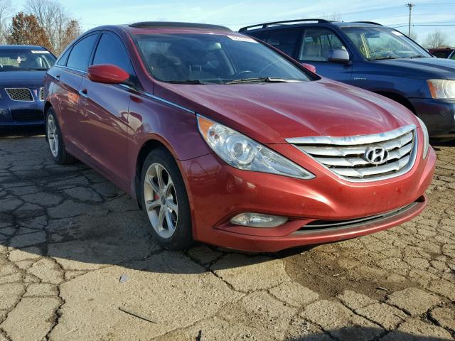 5NPEC4AB9CH456591 - 2012 HYUNDAI SONATA SE BURGUNDY photo 1