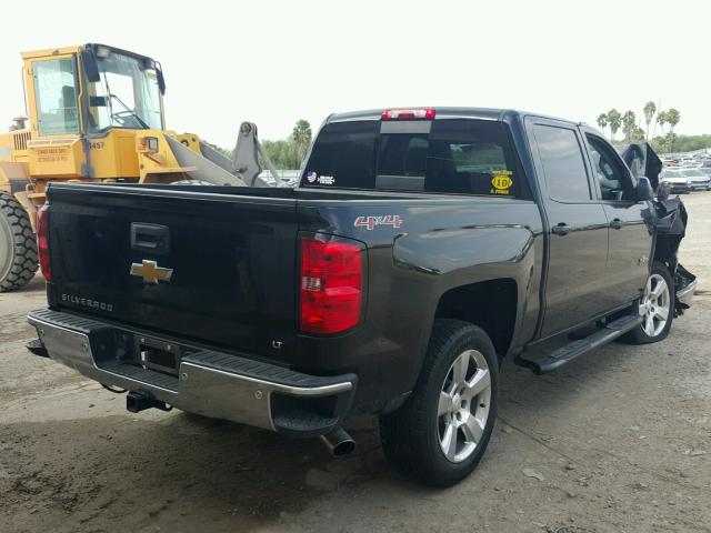 3GCUKREC3EG565932 - 2014 CHEVROLET SILVERADO BLACK photo 4