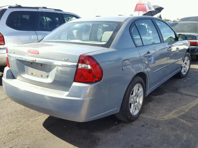 1G1ZT58F37F184225 - 2007 CHEVROLET MALIBU LT BLUE photo 4