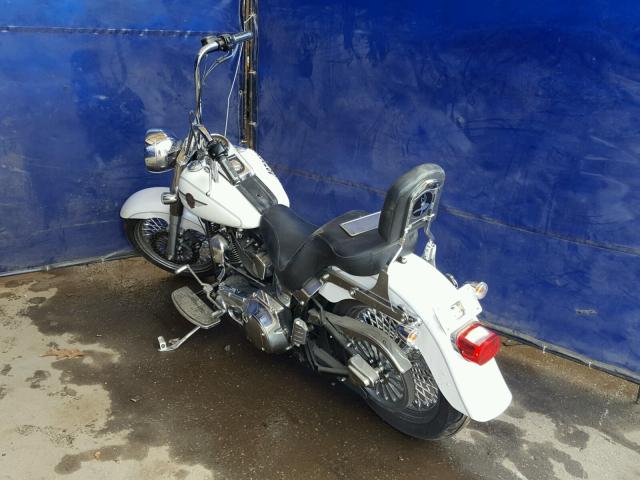 1HD1BMY174Y039886 - 2004 HARLEY-DAVIDSON FLSTF WHITE photo 3