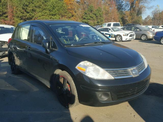 3N1BC13E09L473011 - 2009 NISSAN VERSA S BLACK photo 1