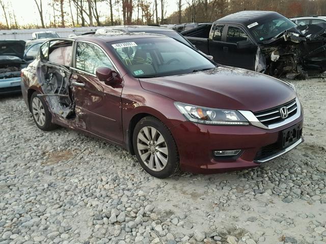 1HGCR2F71DA176141 - 2013 HONDA ACCORD EX RED photo 1