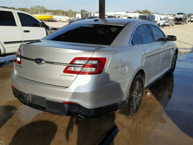 1FAHP2F89DG121037 - 2013 FORD TAURUS LIM SILVER photo 4