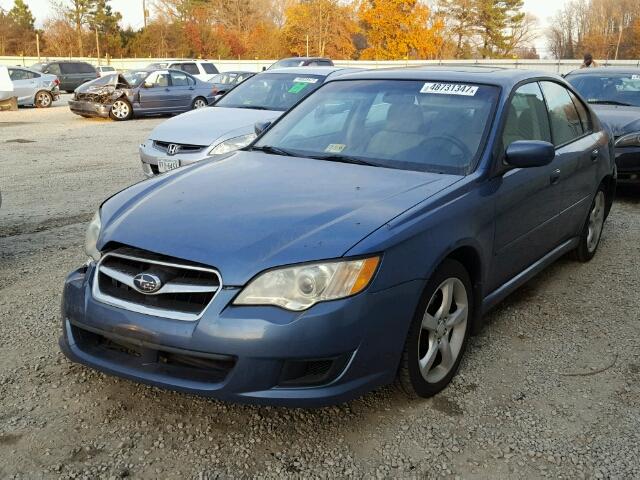 4S3BL616486222541 - 2008 SUBARU LEGACY 2.5 BLUE photo 2