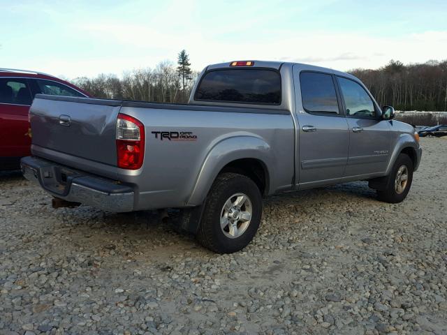 5TBDT44166S530121 - 2006 TOYOTA TUNDRA DOU SILVER photo 4