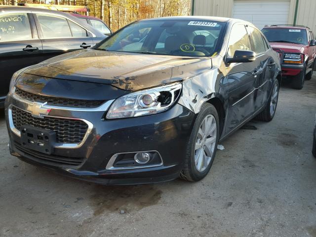 1G11G5SX9EF265150 - 2014 CHEVROLET MALIBU 3LT GRAY photo 2