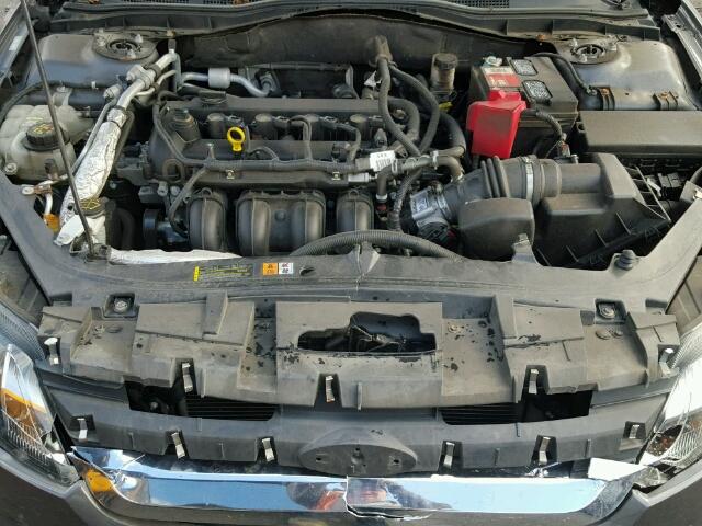 3FAHP0HA1AR348103 - 2010 FORD FUSION SE GRAY photo 7