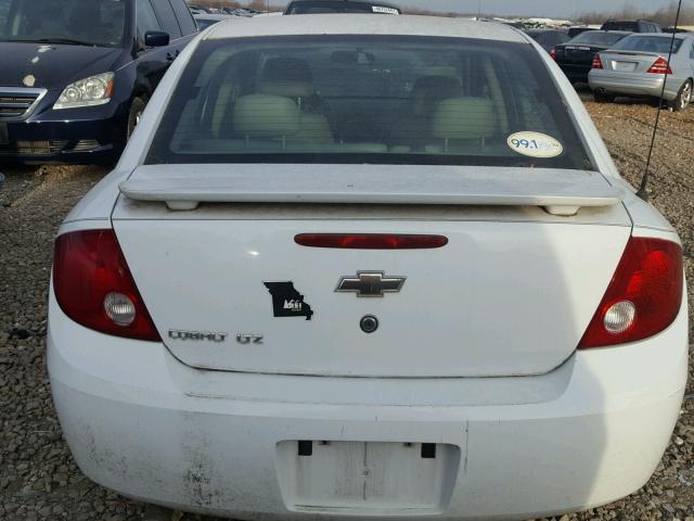 1G1AZ55F977102041 - 2007 CHEVROLET COBALT LTZ WHITE photo 9