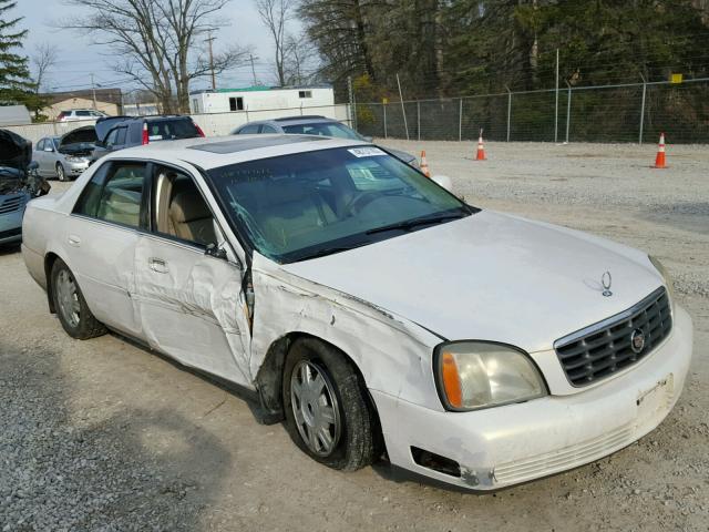 1G6KD54Y44U209169 - 2004 CADILLAC DEVILLE WHITE photo 1