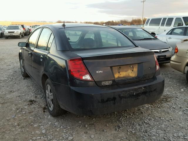 1G8AJ55F07Z138374 - 2007 SATURN ION LEVEL BLACK photo 3