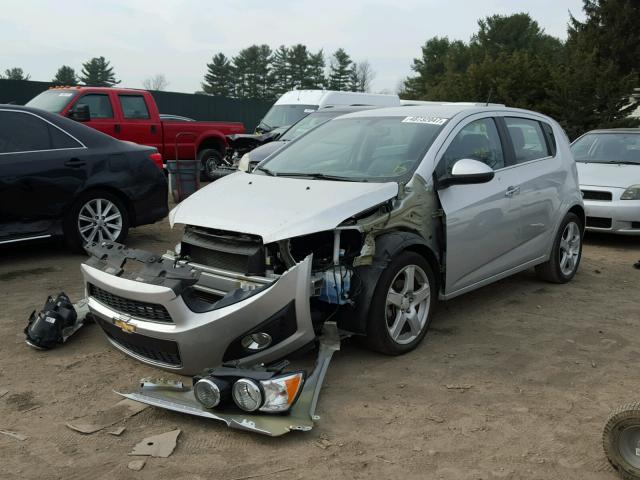 1G1JE6SB9G4134525 - 2016 CHEVROLET SONIC LTZ SILVER photo 2