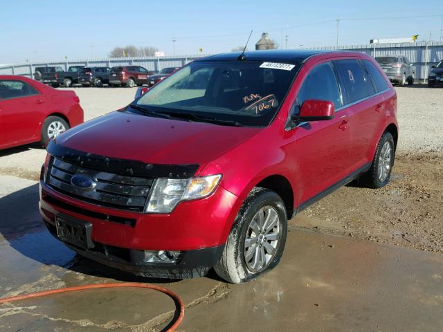 2FMDK39CX8BA07067 - 2008 FORD EDGE LIMIT RED photo 2