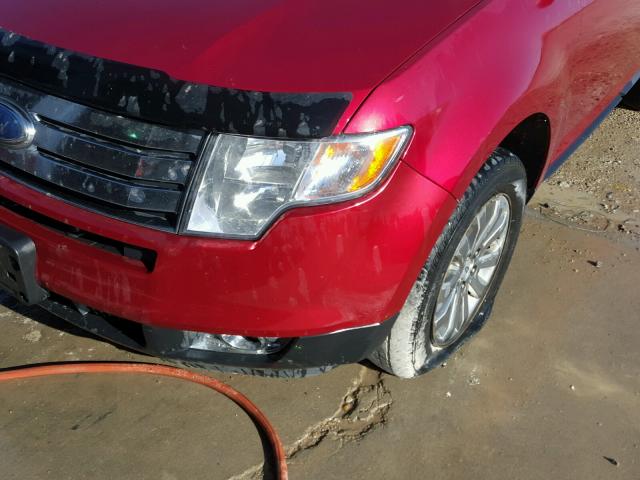 2FMDK39CX8BA07067 - 2008 FORD EDGE LIMIT RED photo 9