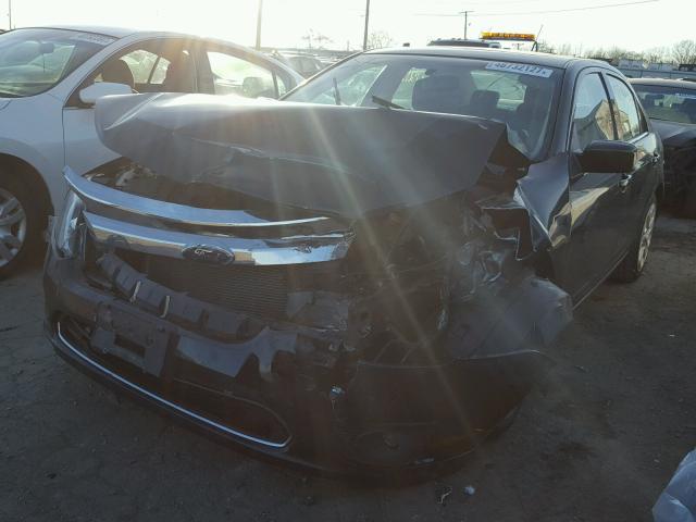 3FAHP0HA6AR401426 - 2010 FORD FUSION SE BLACK photo 2