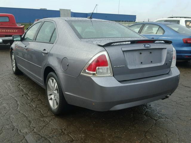 3FAHP07Z37R278362 - 2007 FORD FUSION SE GRAY photo 3