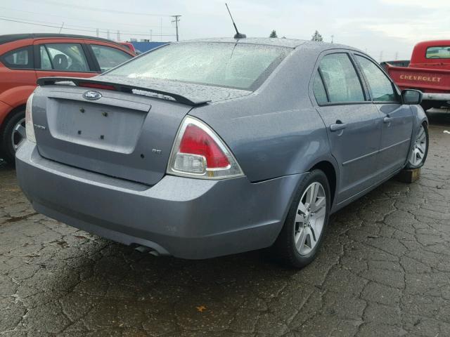 3FAHP07Z37R278362 - 2007 FORD FUSION SE GRAY photo 4