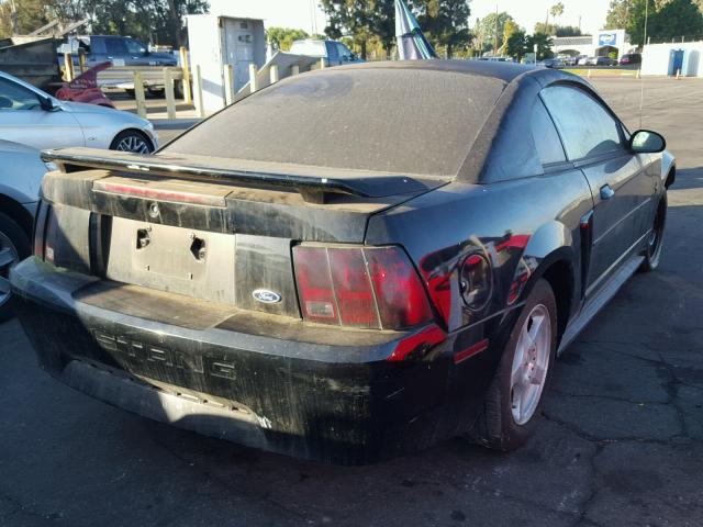 1FAFP40463F391369 - 2003 FORD MUSTANG BLACK photo 4