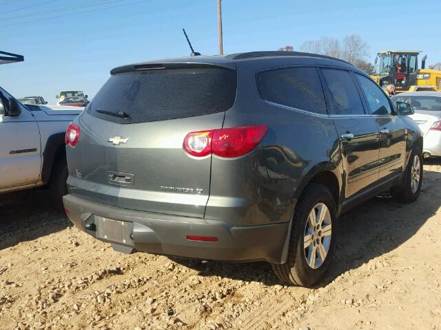 1GNKRGED7BJ229685 - 2011 CHEVROLET TRAVERSE L GRAY photo 4