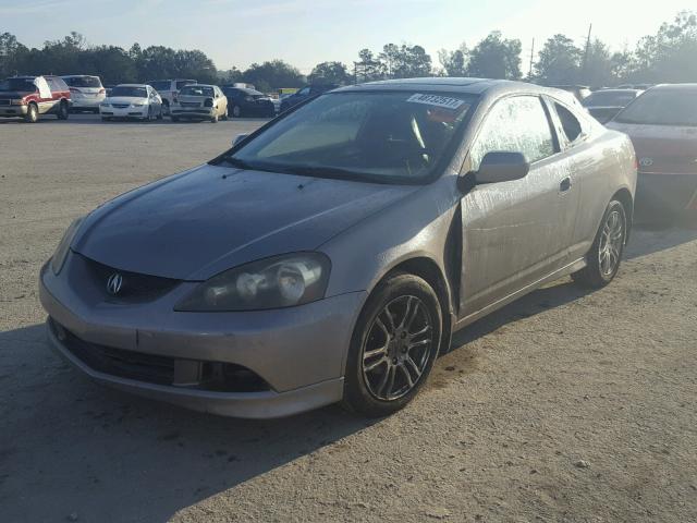 JH4DC54896S010222 - 2006 ACURA RSX GRAY photo 2