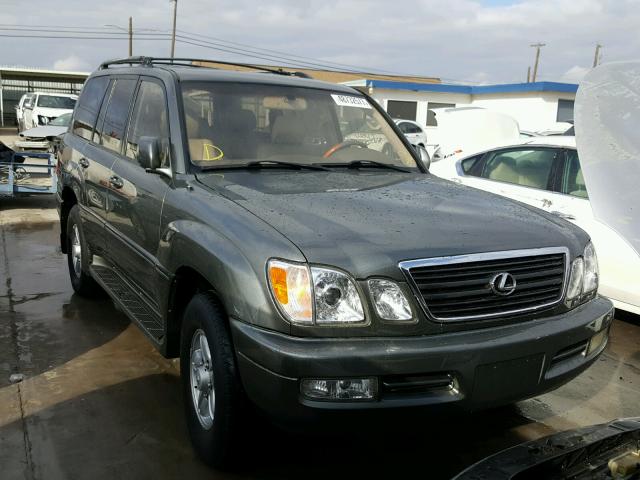 JTJHT00W823519648 - 2002 LEXUS LX 470 GRAY photo 1