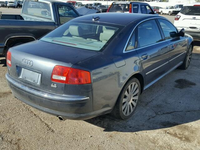 WAUML44E24N024392 - 2004 AUDI A8 L QUATT BLUE photo 4