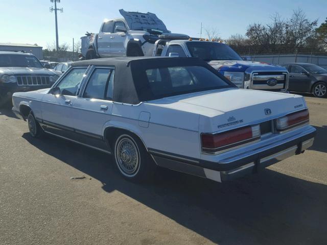 2MECM74F8MX659703 - 1991 MERCURY GRAND MARQ WHITE photo 3