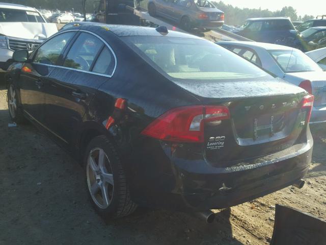 YV1622FS7C2107526 - 2012 VOLVO S60 T5 BLACK photo 3