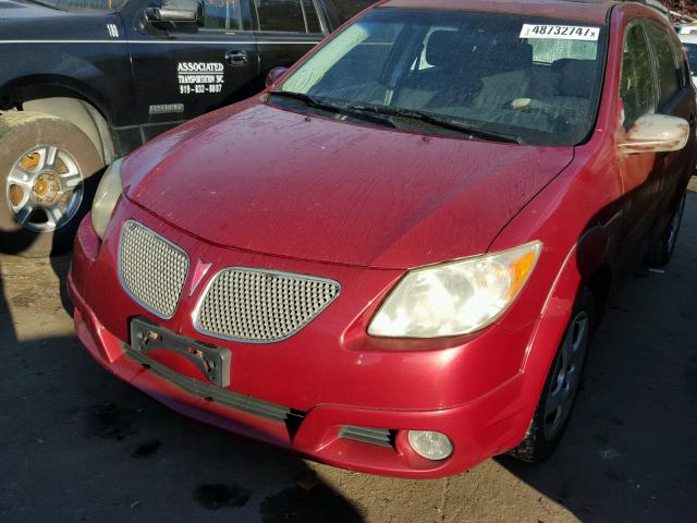 5Y2SL63895Z409833 - 2005 PONTIAC VIBE BURGUNDY photo 10