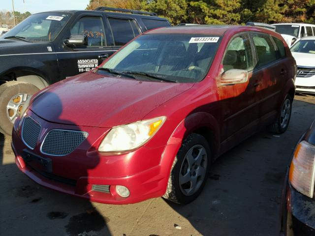 5Y2SL63895Z409833 - 2005 PONTIAC VIBE BURGUNDY photo 2