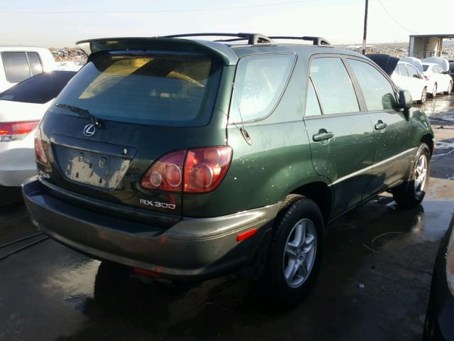 JT6HF10U9Y0127245 - 2000 LEXUS RX 300 GREEN photo 4