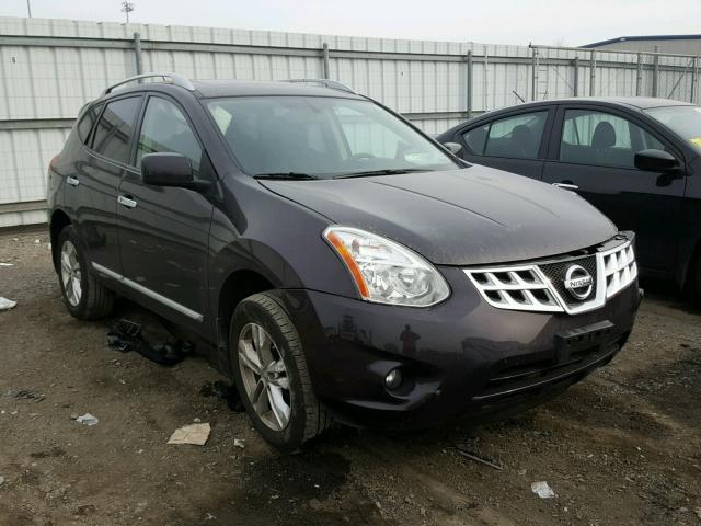 JN8AS5MV2DW655995 - 2013 NISSAN ROGUE S BLACK photo 1