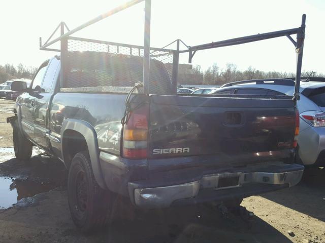 1GTHK29U62Z206839 - 2002 GMC SIERRA K25 BLACK photo 3