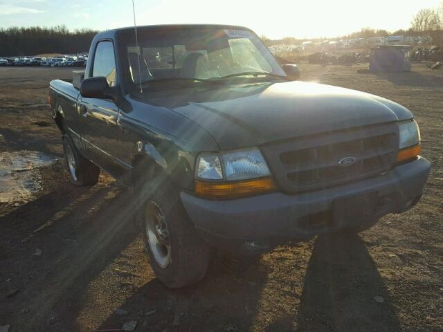 1FTYR10V0YTA96068 - 2000 FORD RANGER GREEN photo 1