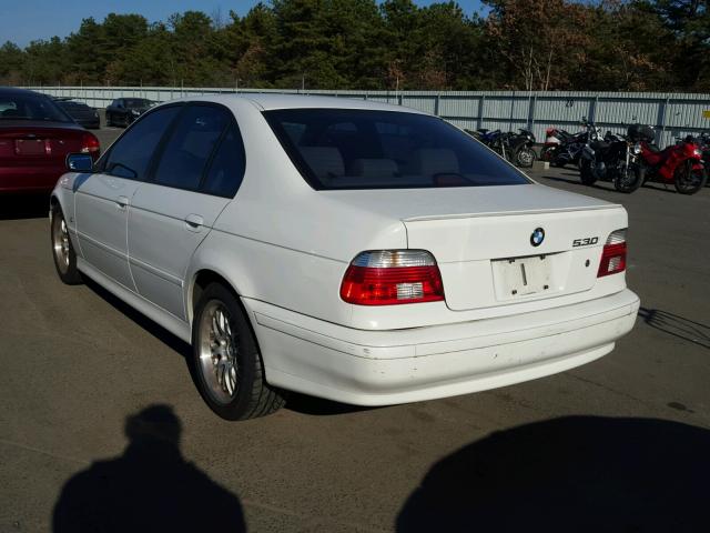 WBADT63461CF03980 - 2001 BMW 530 I AUTO WHITE photo 3