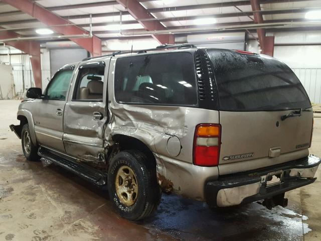 3GNFK16T8YG155857 - 2000 CHEVROLET SUBURBAN K GOLD photo 3