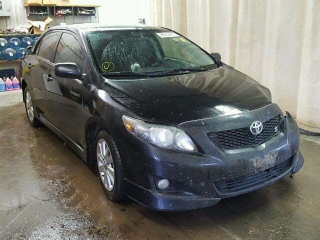 1NXBU40E29Z002088 - 2009 TOYOTA COROLLA BA BLACK photo 1