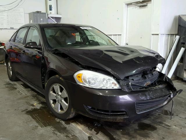 2G1WT57KX91186081 - 2009 CHEVROLET IMPALA 1LT BLACK photo 1