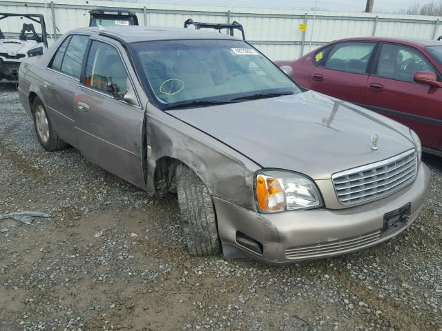 1G6KD54Y21U198233 - 2001 CADILLAC DEVILLE TAN photo 1