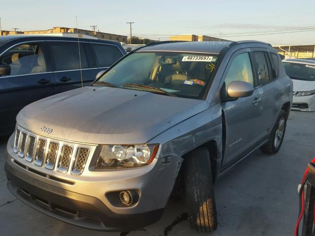 1C4NJCEA8GD620443 - 2016 JEEP COMPASS LA GRAY photo 2