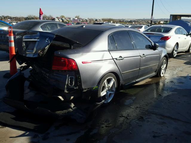 19UUA66256A055512 - 2006 ACURA 3.2TL GRAY photo 4