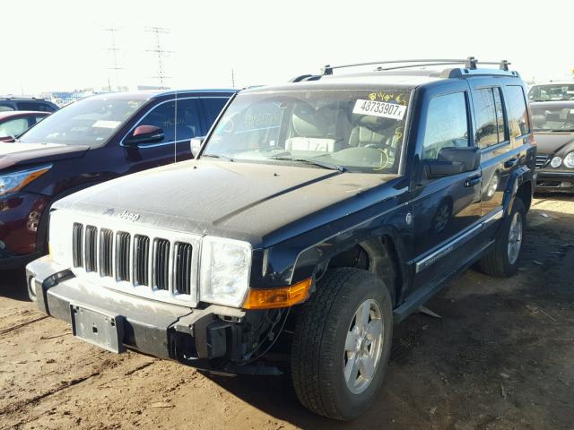 1J8HG58P07C591591 - 2007 JEEP COMMANDER BLACK photo 2