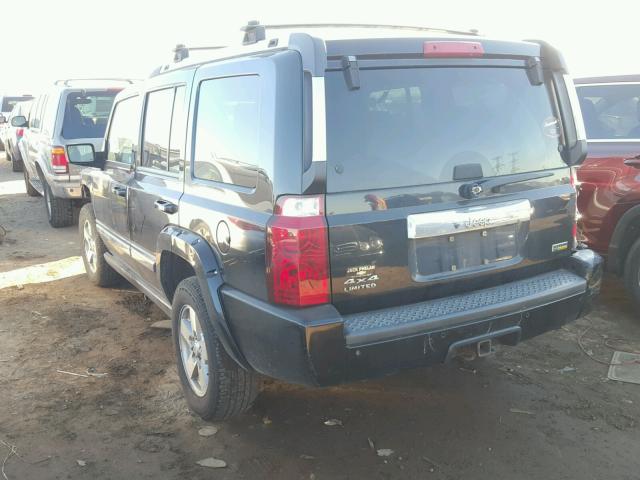 1J8HG58P07C591591 - 2007 JEEP COMMANDER BLACK photo 3